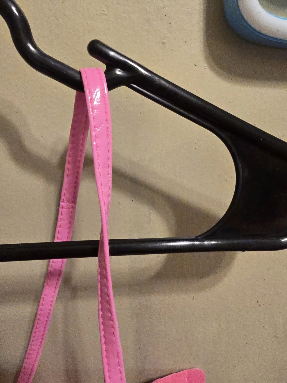 Pink Vinyl Bralette